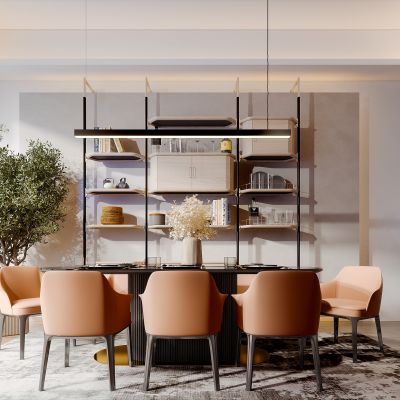 现代简约轻奢餐厅