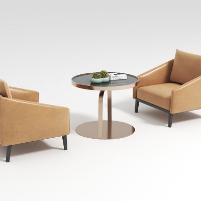 现代洽谈桌椅组合，休闲椅，茶几