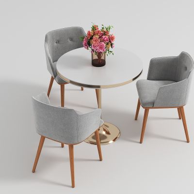 现代洽桌椅组合