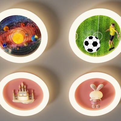 现代儿童房吸顶灯