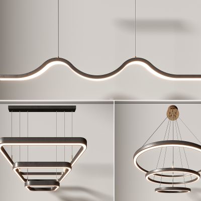 现代吊灯组合 吊灯 组合 现代 简约客厅 吊灯 大气 北欧 餐厅 主灯 轻奢 创意 灯具