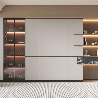 现代酒柜