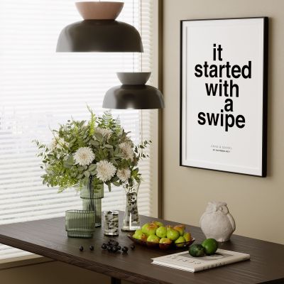 现代餐桌摆件组合