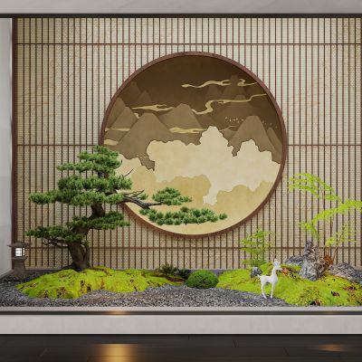 景观，小品，植物，造景