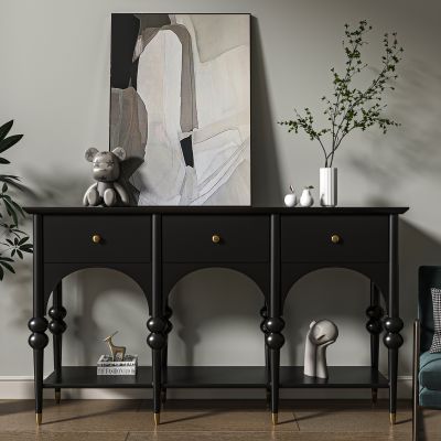 法式复古玄关柜