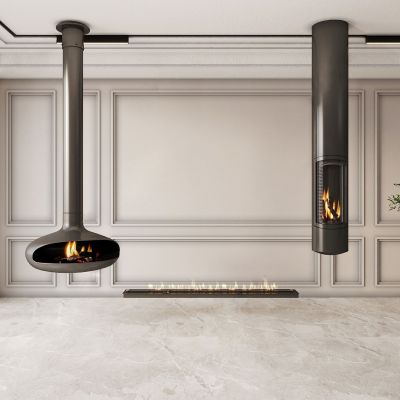现代壁炉_火炉_雾化火炉