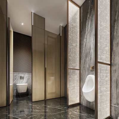 现代公共卫生间