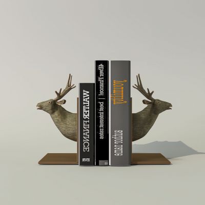  家用青铜图书托