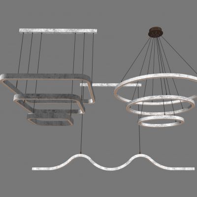 现代吊灯组合 吊灯 组合 现代 简约客厅 吊灯 大气 北欧 餐厅 主灯 轻奢 创意 灯具