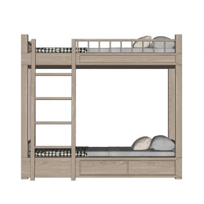 北欧上下铺双层床高低床