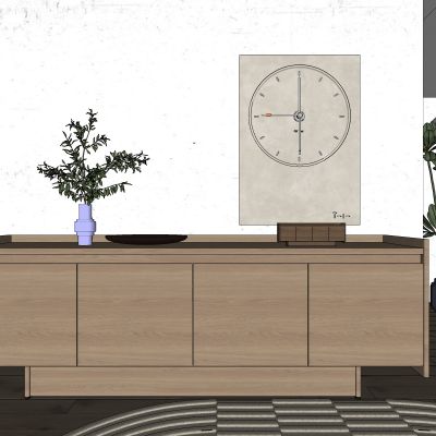 侘寂，边柜，餐边柜，玄关柜，装饰柜，原木