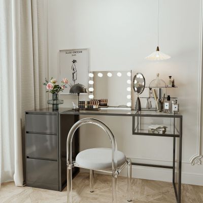 现代妆台妆凳组合