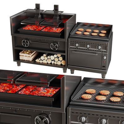 现代户外烧烤架