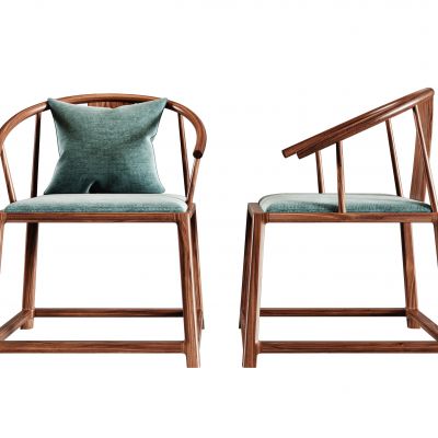 新中式餐椅  单椅