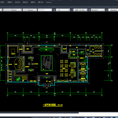 售楼部平面方案