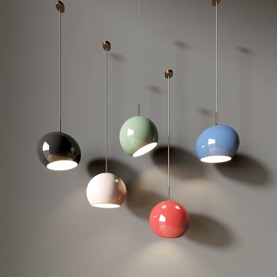 现代吊灯 单头吊灯 餐厅吊灯 床头吊灯 极简吊灯 球形吊灯