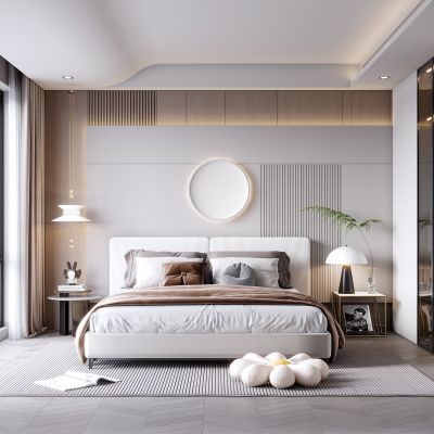 现代风格卧室