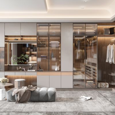 现代衣帽间