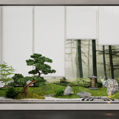 景观，小品，植物，造景