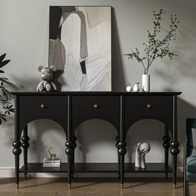 法式中古风边柜 玄关柜 端景柜