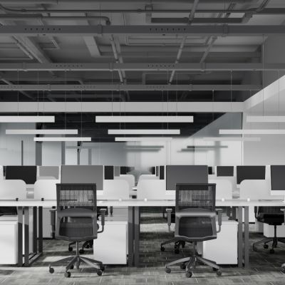 现代公共办公区