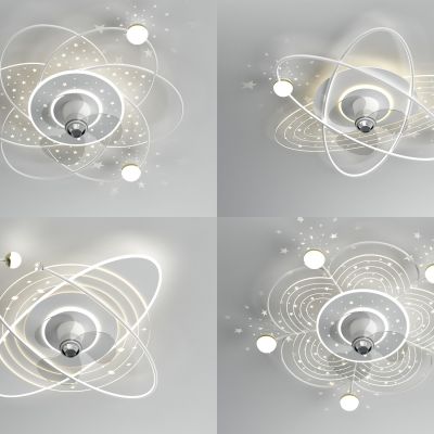 现代轻奢吸顶灯客厅灯卧室灯风扇灯