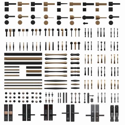 现代门把手 防盗门把手 电子门锁 欧式门把手