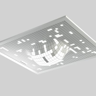 吸顶灯酒店大堂吊顶灯具面板灯