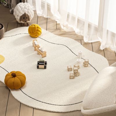 奶油风地毯 饰品摆件3D模型