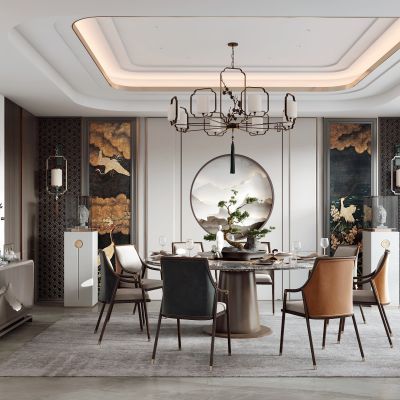 新中式餐厅包间