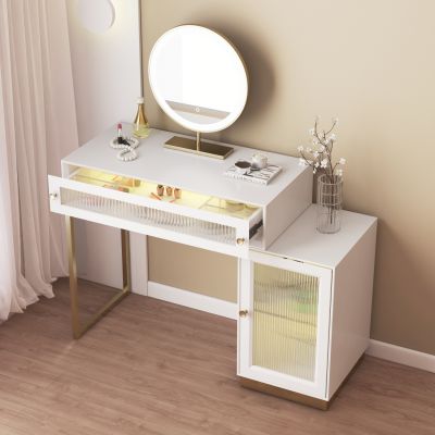 北欧奶油风家具化妆柜梳妆台