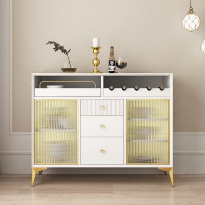 北欧奶油风家具边柜餐边柜