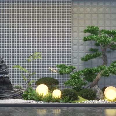 现代景观小品 植物造景 