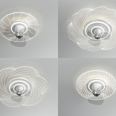 现代轻奢吸顶灯客厅灯卧室灯风扇灯