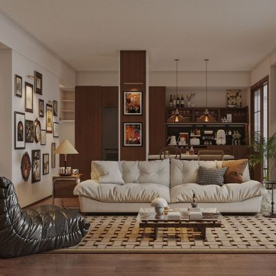 法式中古风客餐厅