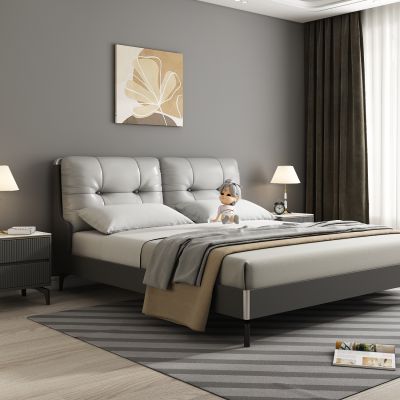 北欧双人床床头柜