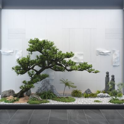 新中式庭院小品