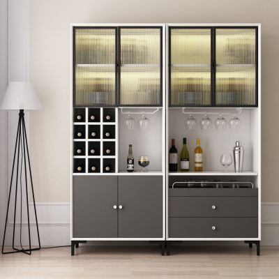 北欧奶油风家具边柜酒柜