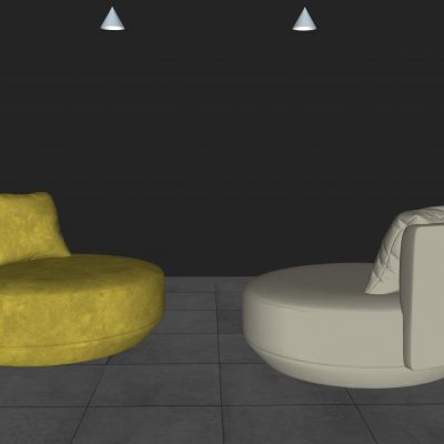 polifor 现代风格 单人沙发 懒人沙发