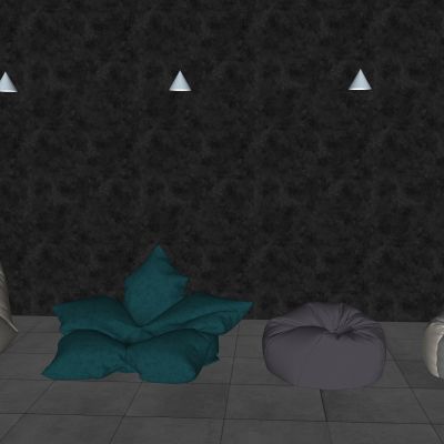 现代风格 布艺 懒人沙发