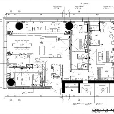 豪华大平层室内电图