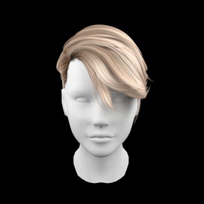 男士发型头模