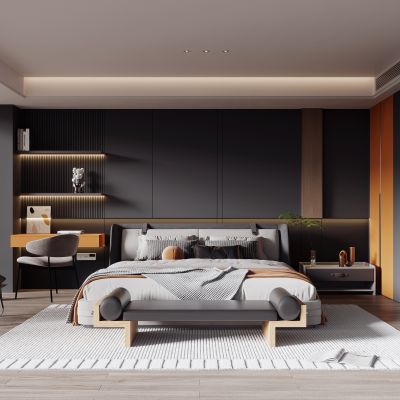 现代卧室