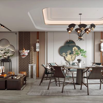 新中式餐厅包间