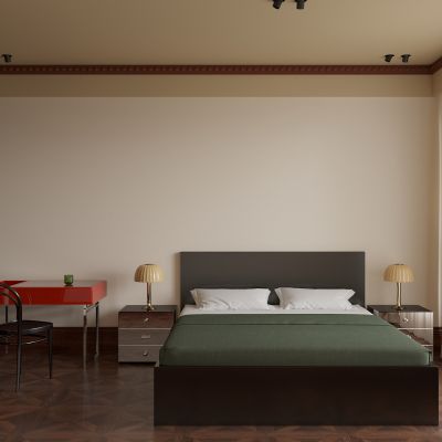 现代中古风卧室