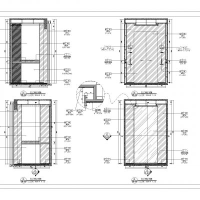 全套电梯轿厢施工图