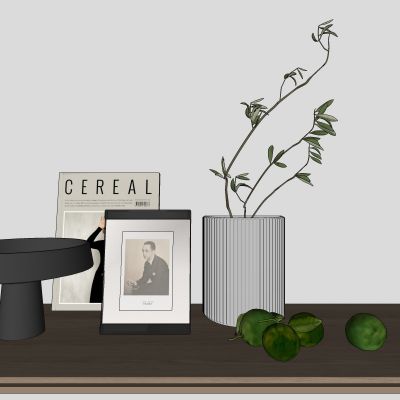 侘寂，饰品，摆设，花瓶，器皿，相框，水果