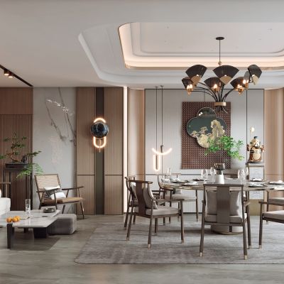 新中式餐厅包间