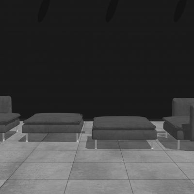 polifor现代风格 单人沙发 懒人沙发