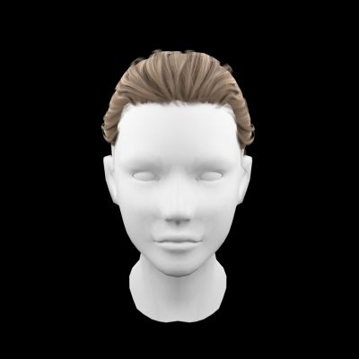男士发型头模